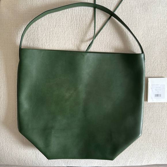 The Row Large North South Park Tote Bag Moss Green - Picture 2 of 12